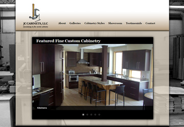 JC Cabinets LLC website thumbnail